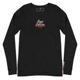 Blurred Out Embroidered Unisex Long Sleeve Tee